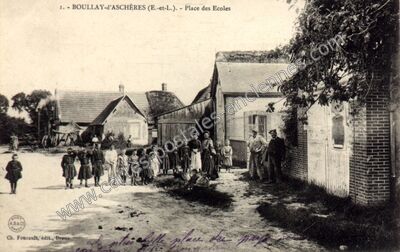 Carte postale ancienne Le Boullay d'Ascheres — Clévilliers (Eure-et-Loir)
