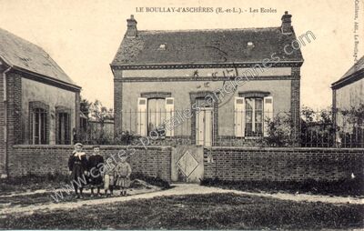Carte postale ancienne Le Boullay d'Ascheres — Clévilliers (Eure-et-Loir)
