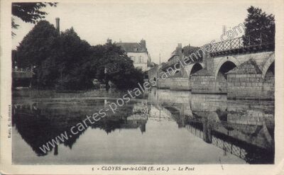 Carte postale ancienne Cloyes — Cloyes sur le Loir (Eure-et-Loir)