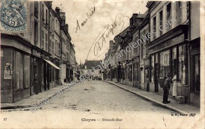 Carte postale ancienne Cloyes — Cloyes sur le Loir (Eure-et-Loir)