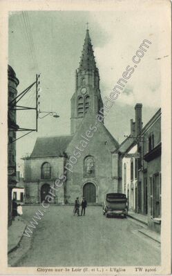 Carte postale ancienne Cloyes — Cloyes sur le Loir (Eure-et-Loir)