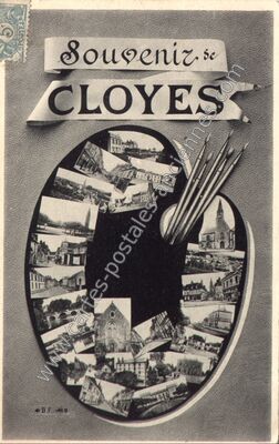 Carte postale ancienne Cloyes — Cloyes sur le Loir (Eure-et-Loir)