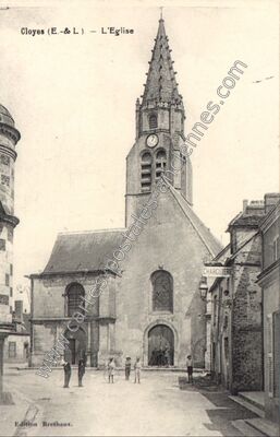 Carte postale ancienne Cloyes — Cloyes sur le Loir (Eure-et-Loir)