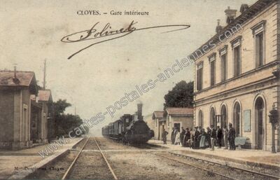 Carte postale ancienne Cloyes — Cloyes sur le Loir (Eure-et-Loir)