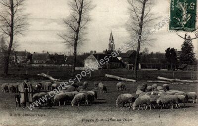 Carte postale ancienne Cloyes — Cloyes sur le Loir (Eure-et-Loir)