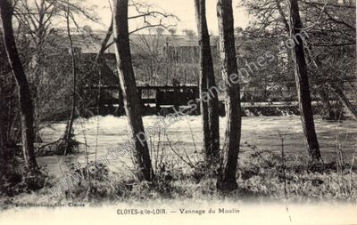 Carte postale ancienne Cloyes — Cloyes sur le Loir (Eure-et-Loir)
