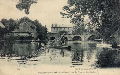 Carte postale ancienne Cloyes — Cloyes sur le Loir (Eure-et-Loir)