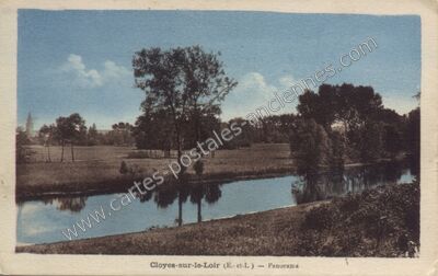 Carte postale ancienne Cloyes — Cloyes sur le Loir (Eure-et-Loir)
