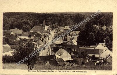Carte postale ancienne Environs de Nogent-le-Roi — Coulombs (Eure-et-Loir)