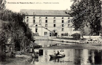 Carte postale ancienne Moulin de Coulombs — Coulombs (Eure-et-Loir)