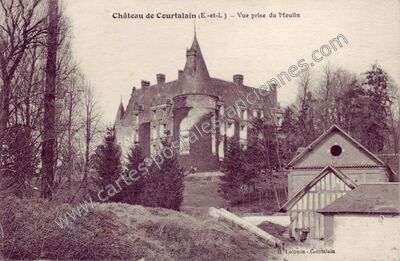 Carte postale ancienne Chateau de Courtalain — Courtalain (Eure-et-Loir)