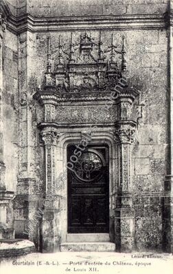 Carte postale ancienne Chateau de Courtalain — Courtalain (Eure-et-Loir)