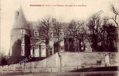Carte postale ancienne Chateau de Courtalain — Courtalain (Eure-et-Loir)