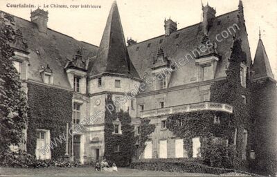 Carte postale ancienne Chateau de Courtalain — Courtalain (Eure-et-Loir)