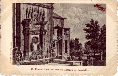 Carte postale ancienne Vue du Château de Courtalin — Courtalain (Eure-et-Loir)
