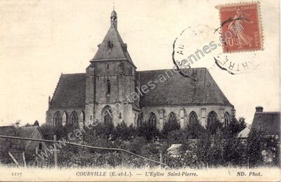 Carte postale ancienne Courville — Courville-sur-Eure (Eure-et-Loir)