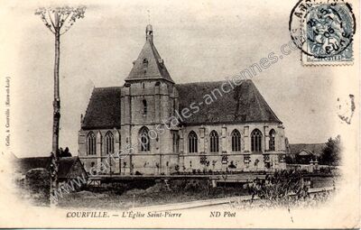 Carte postale ancienne Courville — Courville-sur-Eure (Eure-et-Loir)