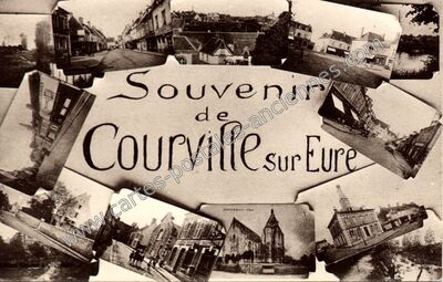 Carte postale ancienne Courville — Courville-sur-Eure (Eure-et-Loir)