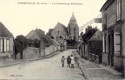 Carte postale ancienne Courville — Courville-sur-Eure (Eure-et-Loir)