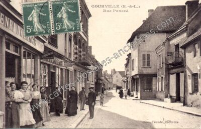 Carte postale ancienne Courville — Courville-sur-Eure (Eure-et-Loir)