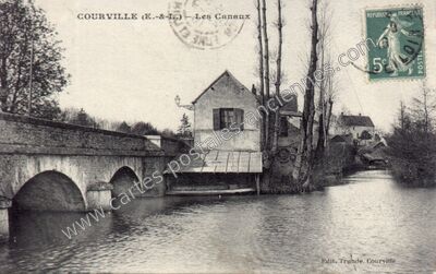 Carte postale ancienne Courville — Courville-sur-Eure (Eure-et-Loir)