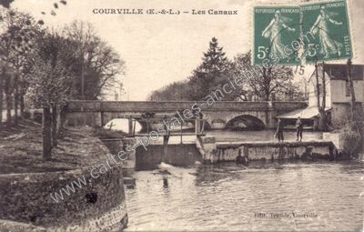 Carte postale ancienne Courville — Courville-sur-Eure (Eure-et-Loir)