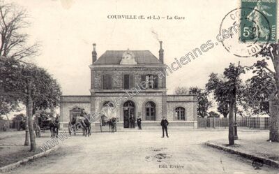 Carte postale ancienne Courville — Courville-sur-Eure (Eure-et-Loir)