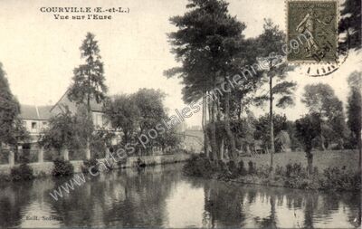 Carte postale ancienne Courville — Courville-sur-Eure (Eure-et-Loir)
