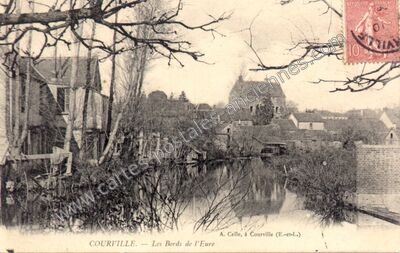 Carte postale ancienne Courville — Courville-sur-Eure (Eure-et-Loir)