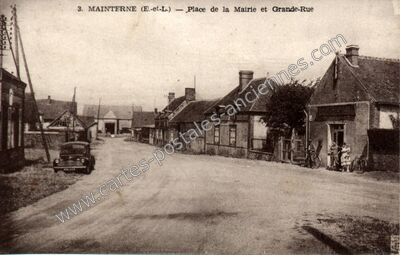 Carte postale ancienne Mainterne — Crucey-Villages (Eure-et-Loir)