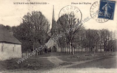 Carte postale ancienne Vitray sous Brezolles — Crucey-Villages (Eure-et-Loir)