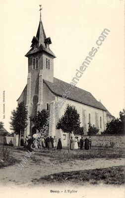 Carte postale ancienne L'Eglise — Douy (Eure-et-Loir)