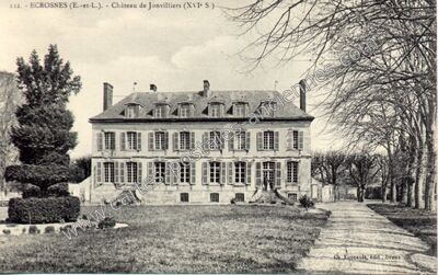 Carte postale ancienne Château de Jonvilliers — Écrosnes (Eure-et-Loir)