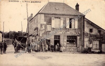 Carte postale ancienne La Maison Jaffré — Écrosnes (Eure-et-Loir)