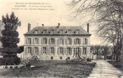 Carte postale ancienne Le Château de Jonvilliers — Écrosnes (Eure-et-Loir)