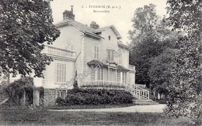 Carte postale ancienne Epernon Sav — Épernon (Eure-et-Loir)