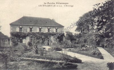 Carte postale ancienne L'Ermitage — Les Étilleux (Eure-et-Loir)