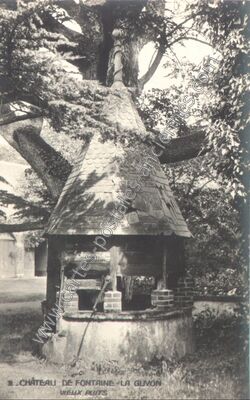 Carte postale ancienne Château de Fontaine-la Guyon, Vieux puits — Fontaine-la-Guyon (Eure-et-Loir)
