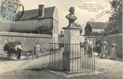Carte postale ancienne La Haye — Fontaine-les-Ribouts (Eure-et-Loir)
