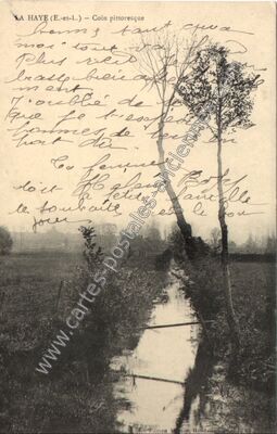 Carte postale ancienne La Haye — Fontaine-les-Ribouts (Eure-et-Loir)