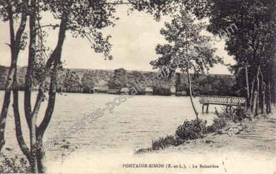 Carte postale ancienne La Balastière — Fontaine-Simon (Eure-et-Loir)