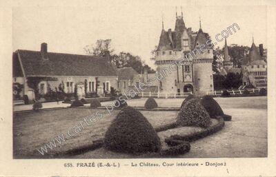 Carte postale ancienne Chateau de Fraze — Frazé (Eure-et-Loir)