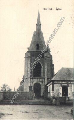 Carte postale ancienne Église — Fruncé (Eure-et-Loir)