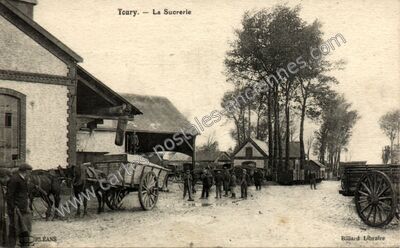 Carte postale ancienne La Sucrerie — Toury (Eure-et-Loir)