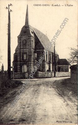 Carte postale ancienne Chene Chenu — Tremblay-les-Villages (Eure-et-Loir)