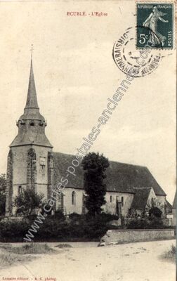 Carte postale ancienne Ecuble — Tremblay-les-Villages (Eure-et-Loir)