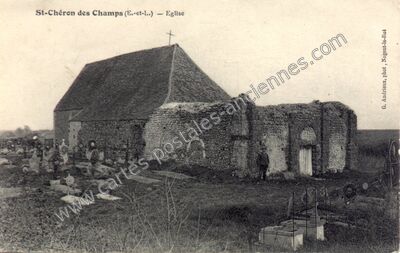Carte postale ancienne St Cheron des Champs — Tremblay-les-Villages (Eure-et-Loir)