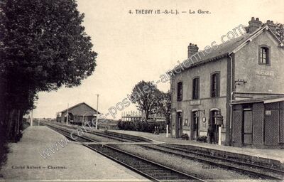 Carte postale ancienne Theuvy — Tremblay-les-Villages (Eure-et-Loir)