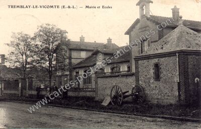 Carte postale ancienne Tremblay le Vicomte — Tremblay-les-Villages (Eure-et-Loir)