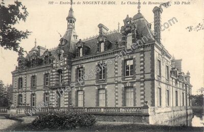 Carte postale ancienne Chateau de Renancourt — Villemeux-sur-Eure (Eure-et-Loir)